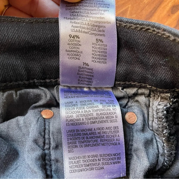 MOTHER Tomcat Roller 29, Night In Venice High Rise Wide Leg Denim dark blue - Picture 9 of 16